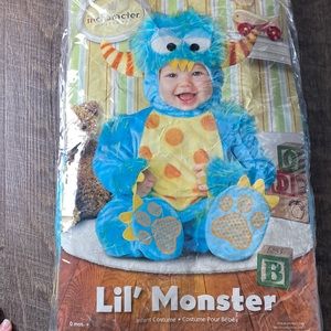 In Character Lil’ Monster Costume size 6-9 mos